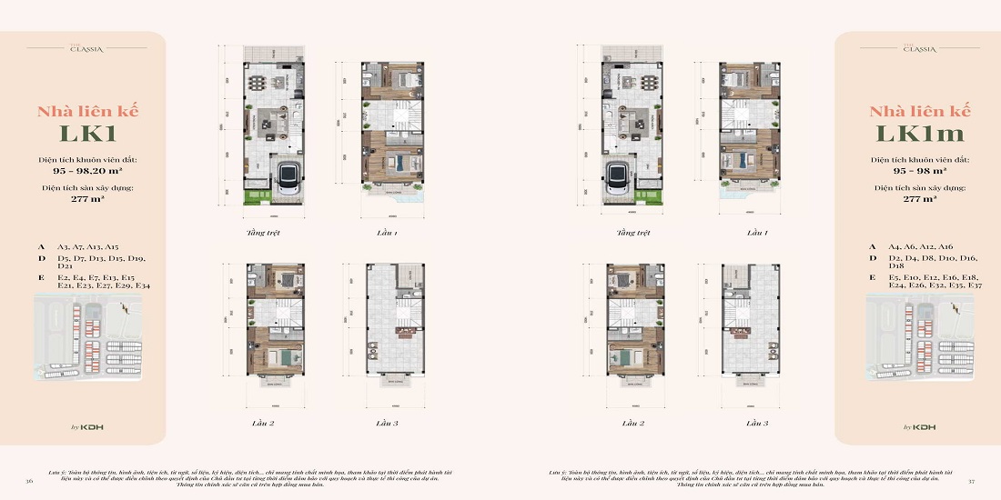 mặt bằng the classia 3