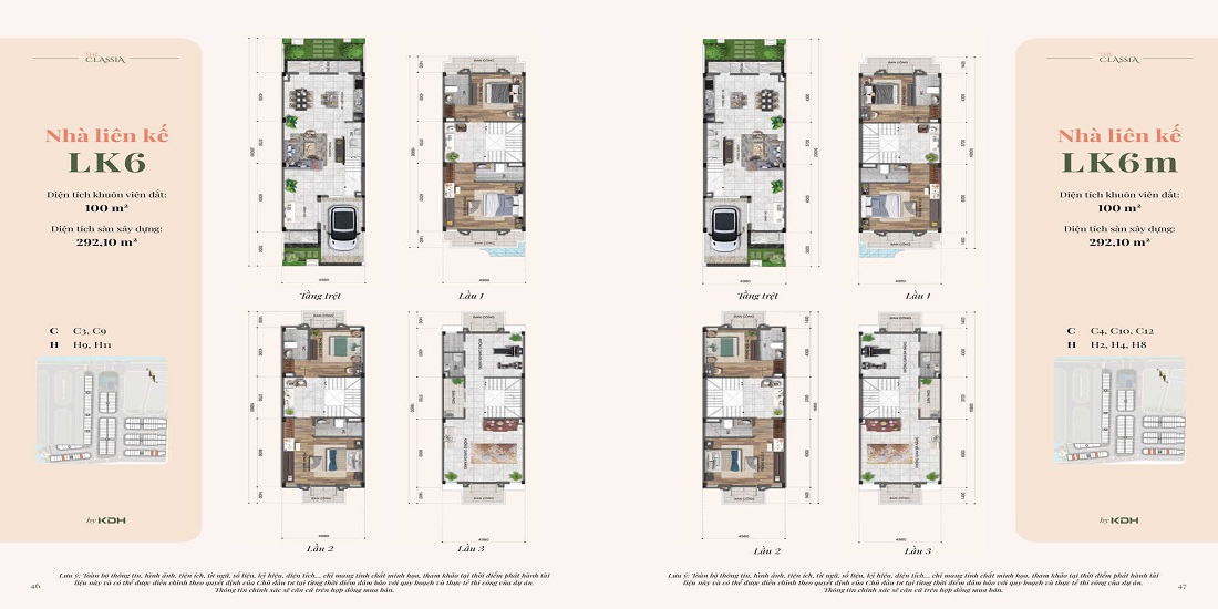 mặt bằng the classia 8