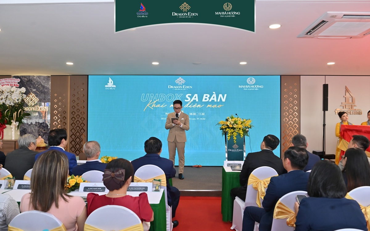 lễ công bố khai trương sa bàn dragon eden